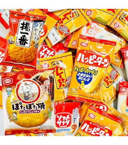 Amazon.co.jp: 亀田 ミニ せんべい 個包装 4種 詰め合わせ アソート