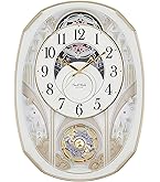 Amazon.co.jp: リズム(RHYTHM) 掛け時計 電波時計 アナログ 30曲