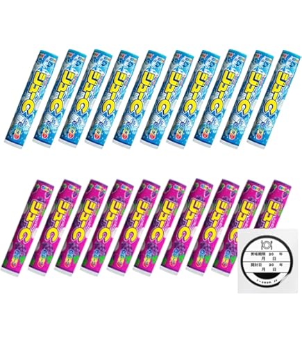 Amazon.co.jp: 森永製菓 ラムネ グレープ＆シュワラムネ 27g×20個