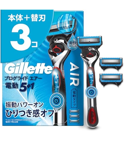 Amazon.co.jp: P&G プログライドエアー 電動5Bホルダー替刃6個付