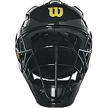 オールスターアンパイアヘルメット新品未使用品 Amazon | Wilson Pro Stockアンパイアヘルメット、黒、7