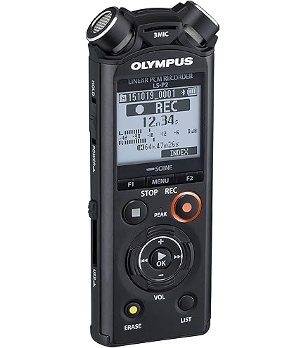 Amazon | OLYMPUS リニアPCMレコーダー LS-P4 ブラック | OM SYSTEM 