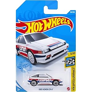 ホットウィール(Hot Wheels) ベーシックカー 1985 ホンダ CR-X HCM30