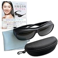Amazon.co.jp: 紫外線 保護メガネ 脱毛器用ゴーグル 遮光サングラス