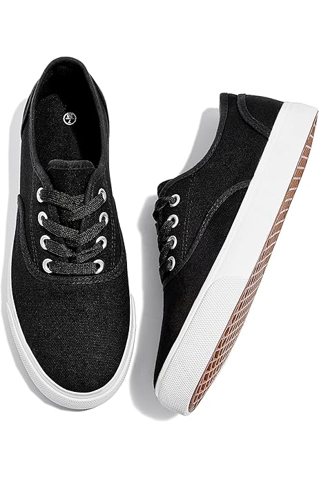 black canvas shoes amazon
