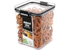 Sistema Ultra Tritan Airtight Pantry Storage Container | 920 ml Square Food Storage Container | Stackable | with Locking Clip