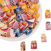 Amazon | デコパーツ ミックス 50個 強力両面シール50枚付 透明ケース