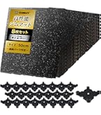 Amazon.co.jp: GYMMAT (ジムマット) ゴムマット 50cm×50cm×50mm