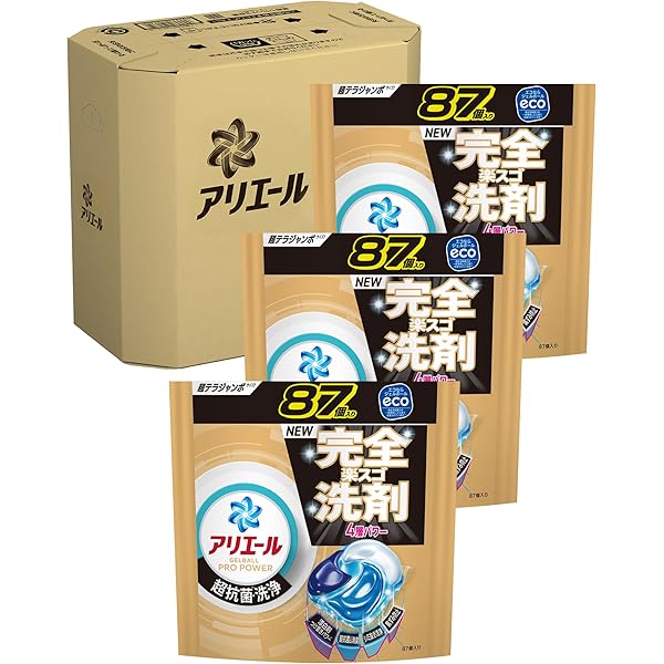 Amazon | 【P&G】アリエール ジェルボール 4D つめかえ用 超メガ