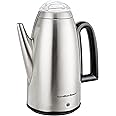Hamilton Beach 40614R ブランド コーヒーパーコレーター ステンレススチール製 12カップ 1パック