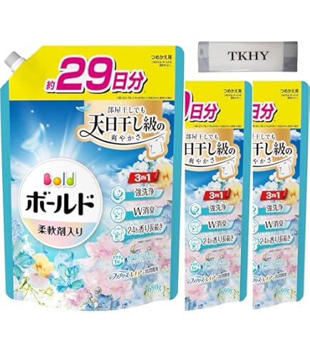 Amazon | P&G ボールドジェル フラワーサボン 詰替 400g | Procter