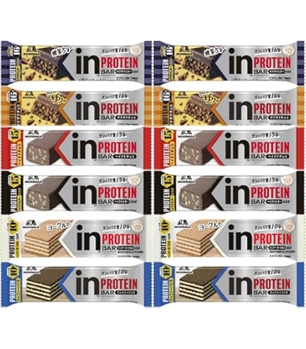 Amazon.co.jp: 森永製菓 inバー プロテイン ザクザクビター 12本