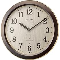 Amazon.co.jp: リズム(RHYTHM) 掛け時計 電波時計 アナログ 暗所
