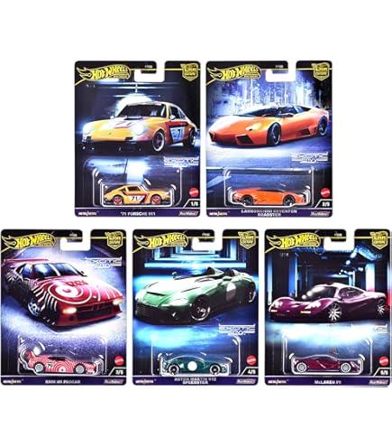 Hot Wheels Premium 2020 Car Culture Japan Historics 3 - Set of 5