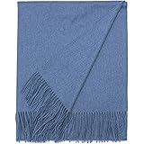 [バイヤー] ピュア カシミヤ 100% ストール ブランケット 全11色【メンズ レディース】 カシミア 無地 厚手 大判 大判ストール ショール FT80