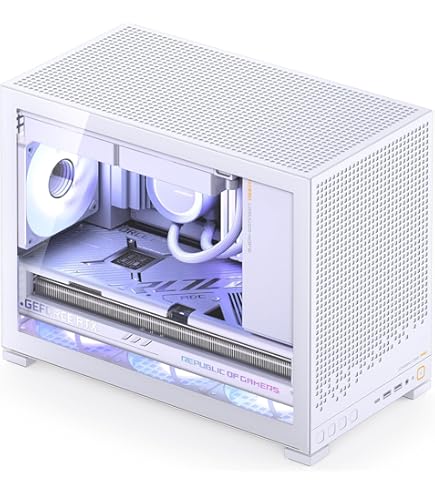 ShinySnake L400 Mesh ITX Computer Chassis - 12.1L Compact Gaming