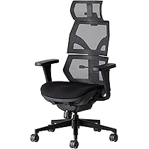 オフィスチェア フレームレス 高機能チェア ブラック Amazon | オフィスコム オフィスチェア RESTIVA-02 ブラック×ブラック