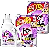 トップ クリアリキッド抗菌 フレッシュフローラル 本体900g + つめかえ用超特大950g×2個 セット