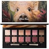 PERFECT DIARY パーフェクトダイアリー 動物アイシャドウパレット (1.2gx12色) (ピッグ ピンク)
