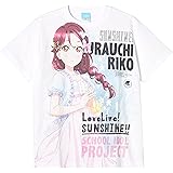 コスパ COSPAラブライブ! サンシャイン!! 桜内梨子 フルグラフィックTシャツ パジャマVer. Sサイズ WHITE