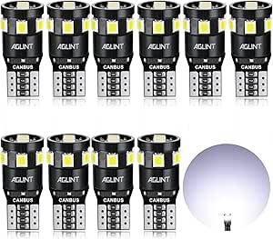 サクラチェッカー Aglint T10 Led ホワイト 爆光 9個25led素子バルブ キャンセラー内蔵 Canbus W5w 1のやらせ評価 口コミをチェック