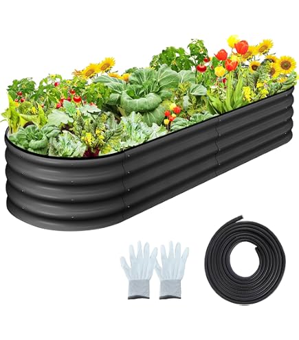 Amazon.co.jp: 野菜とハーブ用の高床式木製ガーデンレイズドベッド