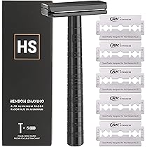 HENSON SHAVING AL13 MILD (JET BLACK) Shaver with 5 Replacement