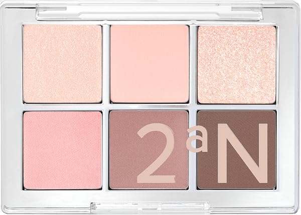 【LIPSこだわりアワード受賞】【2aN公式】アイシャドウ アイシャドウパレット BETTER ME EYE PALETTE 02 FAIRY ブルべ夏 ソフト/ミュート 新パッケージ 多幸感メイク アイドルメイク バブみ 桃肌 韓国アイドル - 1