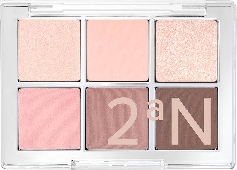 【LIPSこだわりアワード受賞】【2aN公式】アイシャドウ アイシャドウパレット BETTER ME EYE PALETTE 02 FAIRY ブルべ夏 ソフト/ミュート 新パッケージ 多幸感メイク アイドルメイク バブみ 桃肌 韓国アイドル