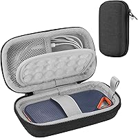 ProCase Hard EVA Carrying Case for SanDisk 500GB 1TB 2TB Extreme PRO Portable External SSD & WD 1TB 2TB 500GB SSD External Po