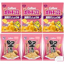 Amazon.co.jp: ポテトチップス 堅あげポテト 九州しょうゆ 各6袋 計12