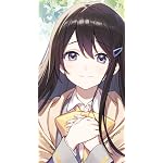 ひとりぼっちの異世界攻略 iPhoneSE/5s/5c/5 壁紙 視差効果 委員長