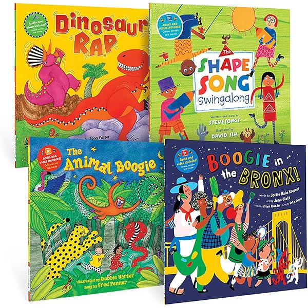 Barefoot Books Kindergarten STEAM Singalongs Book Bundle, Set of 4