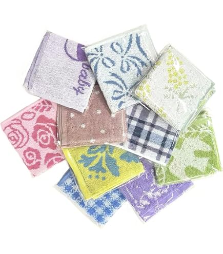 Amazon｜ふわふわ 無撚糸 タオル ハンカチ ギフト ラッピング