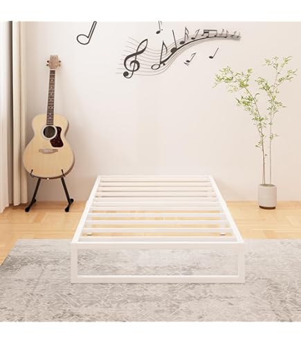 Amazon｜VERFARM メタル ベッドフレーム セミダブル 頑丈な金属製