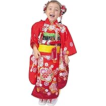 Amazon | [京都室町st.] 七五三 3歳 着物 セット女の子 R・K