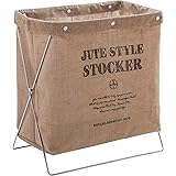 アストロ 収納ケース ナチュラル ワイヤー付き ジュート 麻 マガジンラック ランドリー バスケット カフェ風 はっ水加工 620-48