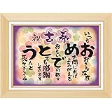 古希 お祝い 誕生日 感謝の言葉 おめでとう フレーム入 (お父さん お母さん おじいちゃん おばあちゃん 祖父 祖母 親) 感動の愛ある ポエム ギフト 功労賞 感謝状 表彰状 メッセージ プレゼント 記念 記念日 パーティー 70歳