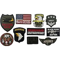 Amazon.co.jp: 厳選 US アーミー ARMY 軍物 NEWアイロンワッペン 10枚