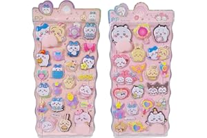 【2枚セット】Sediven 3dシール 立体シール 萌えるお尻ステッカー おしりぷにぷに 可愛い キャラクター おしり マシュマロ 凸み構造 シ-ール帳 女の子 スマホケース アルバム手帳 飾り用