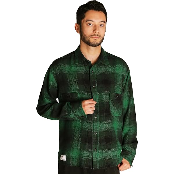 Amazon.co.jp: 【Schott】【ショット】 OMBRE LS SHIRT オンブレ