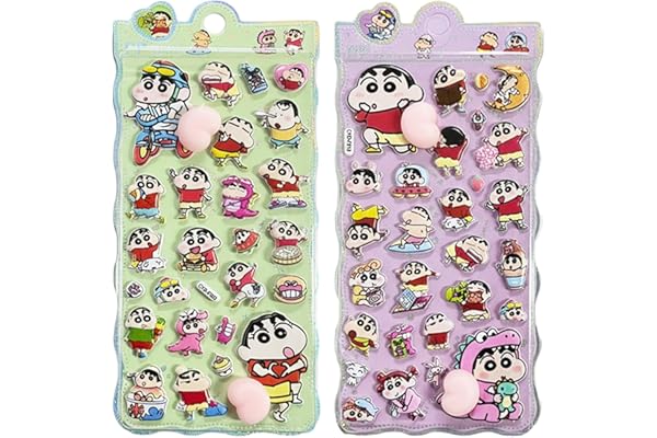 【2枚セット】Sediven 3dシール 立体シール 萌えるお尻ステッカー おしりぷにぷに 可愛い キャラクター おしり マシュマロ 凸み構造 女の子 スマホケース アルバム手帳 飾り用 A4