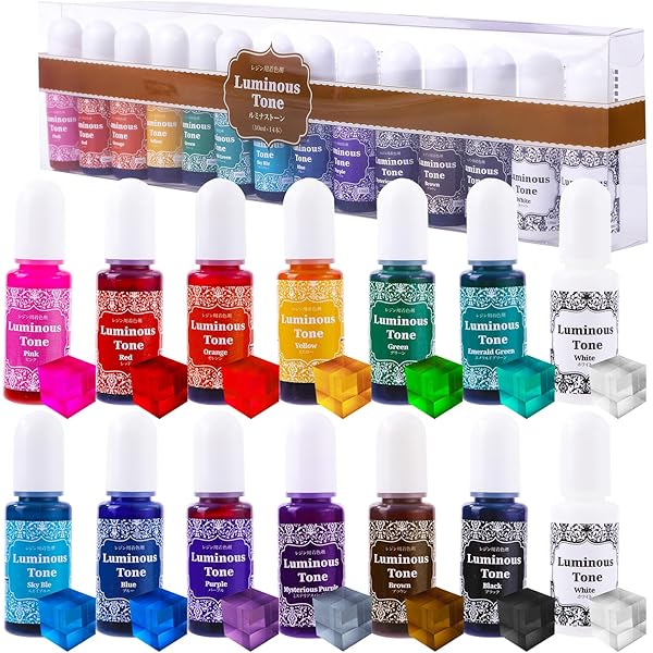 レジン液　15本セット Amazon | AQXIA【プロの作家推薦】 レジン液 UV/LED対応 UV