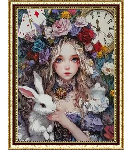 Amazon.co.jp: AN-diaart オーロラビーズ使用 ダイヤモンドアート