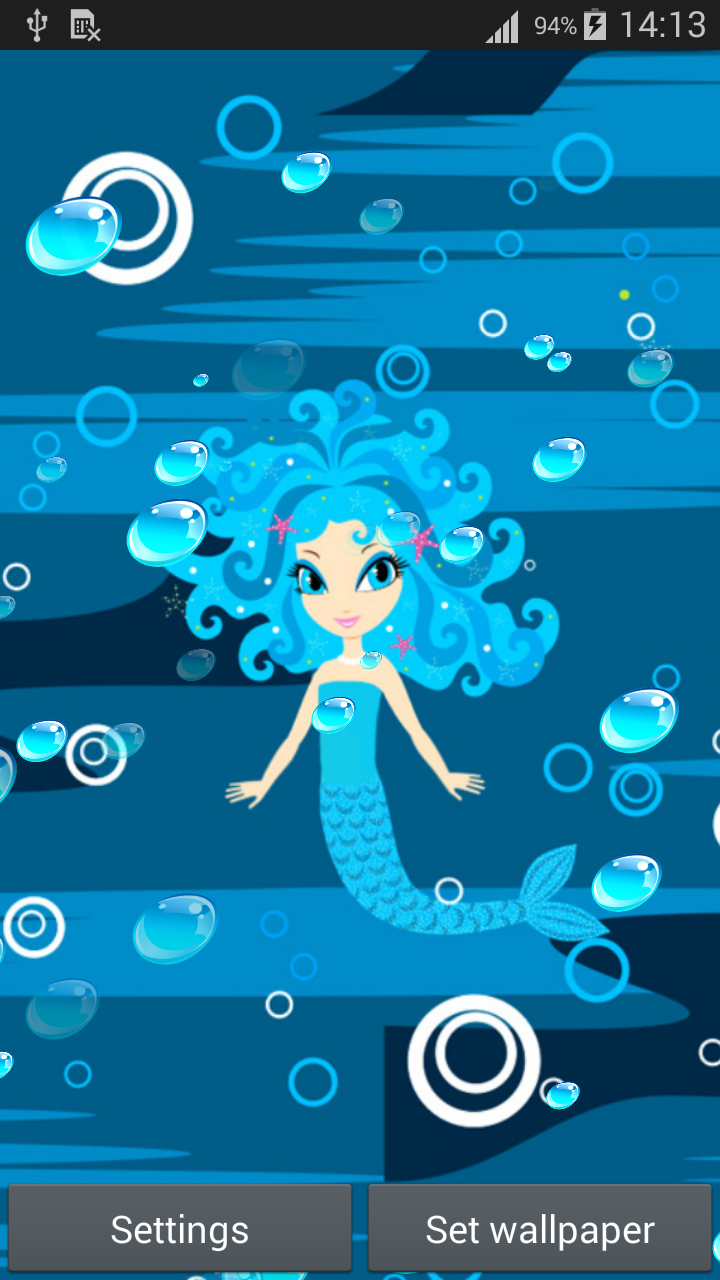 Amazon Co Jp ライブ壁紙 マーメイド Android アプリストア