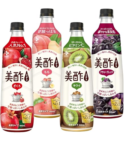 Amazon.co.jp: 【Amazon co.jp限定】 美酢 みちょ ミチョ 飲み比べ3本 