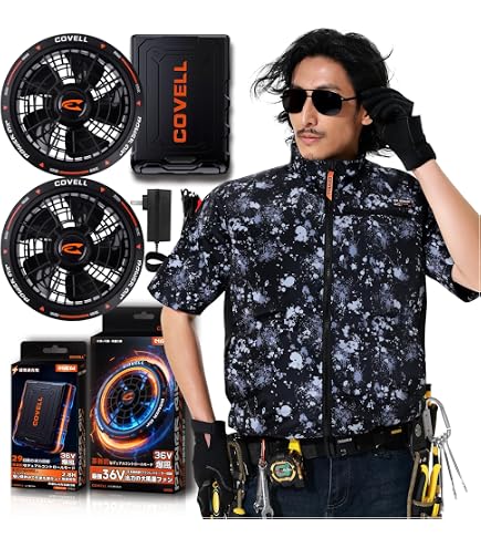 Amazon.co.jp: 2025最強空調冷風服 32V専用バッテリー DC 予備