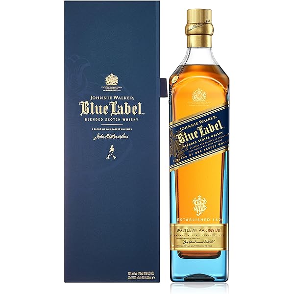 Amazon.co.jp: ジョニーウォーカーブルーラベル ウマミ43°/1L【化粧箱