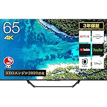 Amazon | ハイセンス 65V型 4Kチューナー内蔵 液晶 テレビ 65U7F
