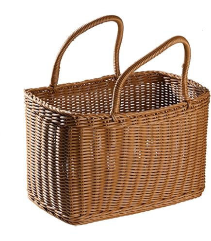 Amazon.co.jp: カゴバッグ 買い物かご 手提げ 小物入れ バスケットかご